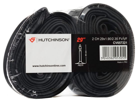 Hutchinson Tubes 2 X 29x1.90-2.35'' Butyl Presta Lot 2 Tubs
