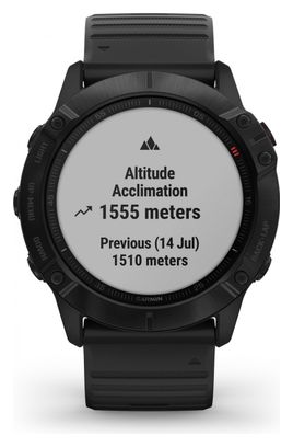 Garmin fenix 6X Pro GPS Watch Black with Black Band