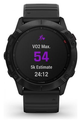 Garmin fenix 6X Pro GPS Watch Black with Black Band