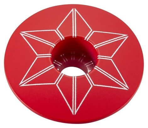 Supacaz Star Capz Red (mit Power beschichtet)