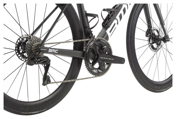 Vélo de Route BMC Teammachine SLR01 Two Shimano Dura-Ace Di2 12V 700 mm Gris Carbon Blanc 2023