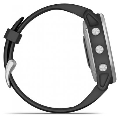 Montre GPS Garmin fenix 6S Argent Noir avec Bracelet Noir