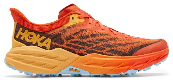Hoka Speedgoat 5 Orange Trail Running Shoes
