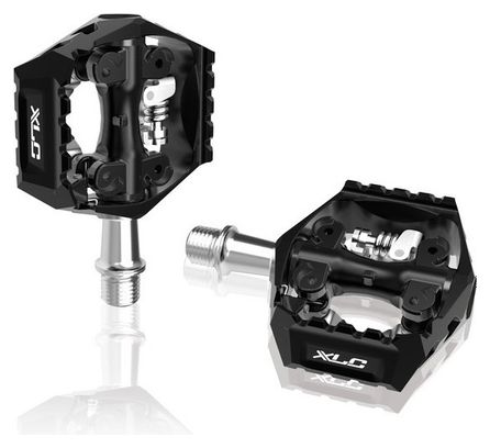 Pair of XLC PD-S14 Semi-Automatic MTB Pedals Black