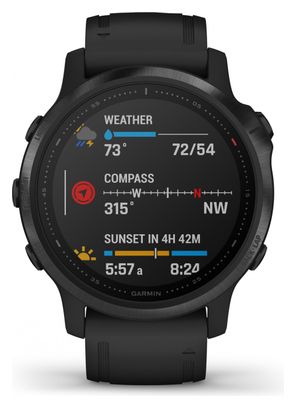 Garmin fenix 6S Pro GPS Watch Black with Black Band