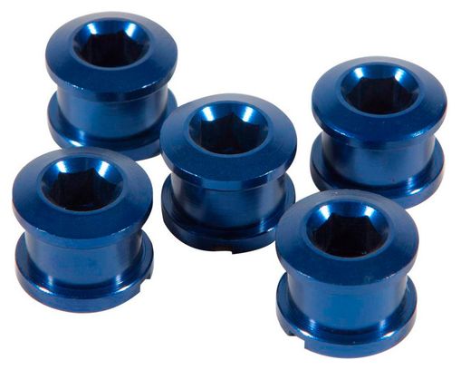 Insight Pack de 5 pernos para corona 6.5 x 4 mm alu azul