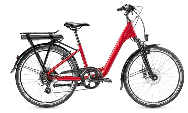 Vélo de Ville Électrique Gitane ORGAN'eB XS Shimano Tourney/Altus 7V 500Wh 26'' Rouge Rubis 2022