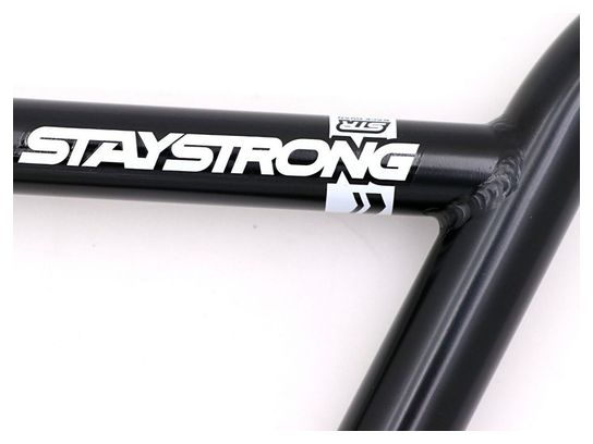 Guidon BMX Stay Strong Chevron Straight Race Noir