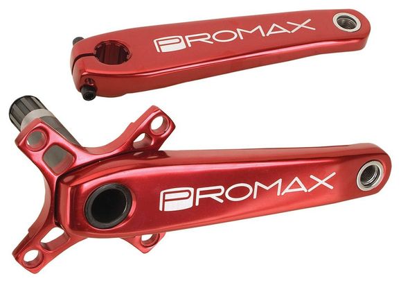 Manivelle PROMAX HF-2 2 pieces alu 170mm red