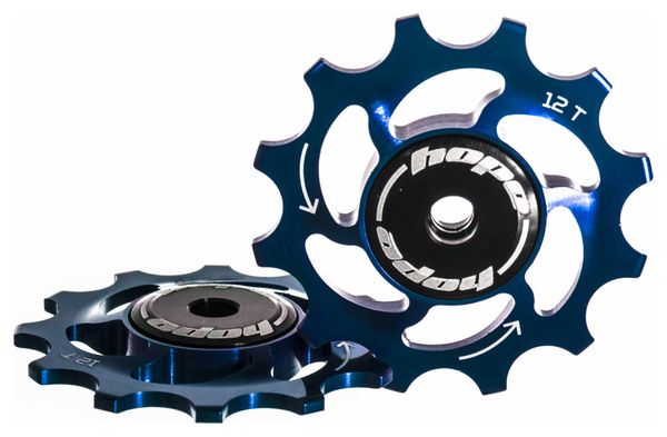 HOPE Pair of jockey wheels 12T/Sram 11 Speed Blue