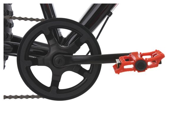 VTT Fatbike 26'' semi rigide SNW2458 noir-rouge TC 43 cm KS Cycling