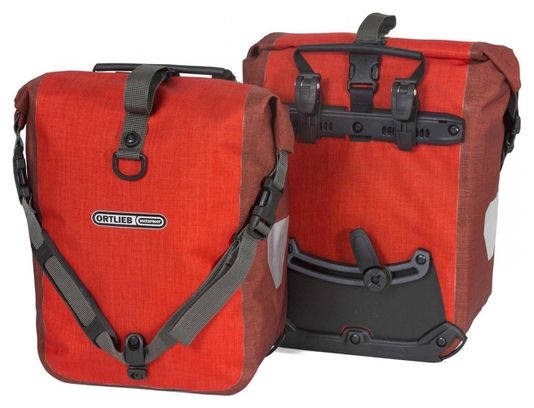 Paire de Sacoches de Porte-bagage Ortlieb Sport-Roller Plus Quick-Lock2.1 25 L Rouge Noir