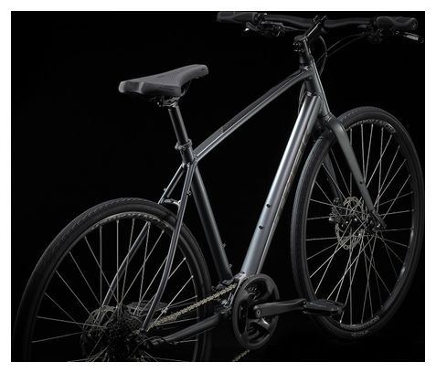 Vélo Fitness Trek FX 2 Disc Shimano Acera/Altus 9V 700 mm Gris Lithium 2023