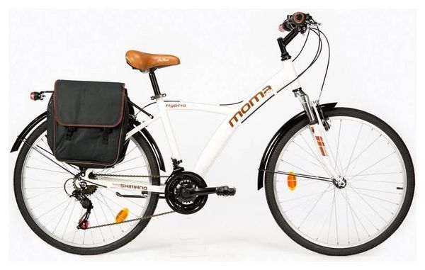 VTC Moma Bikes Hybrid 28 &#39;&#39; Shimano 18V White