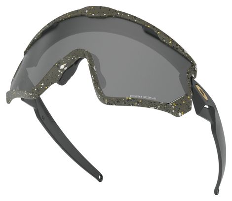 Oakley Sunglasses Wind Jacket 2.0 Metallic Splatter Collection / Splatter Olive / Prizm Black / Ref.OO9418-1945