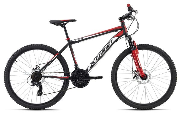 VTT semi-rigide 26'' Xtinct noir-rouge TC 50 cm KS Cycling