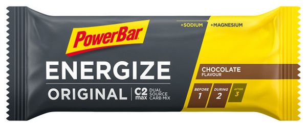 Barre Energétique Powerbar Energize Original C2Max 55gr Chocolat