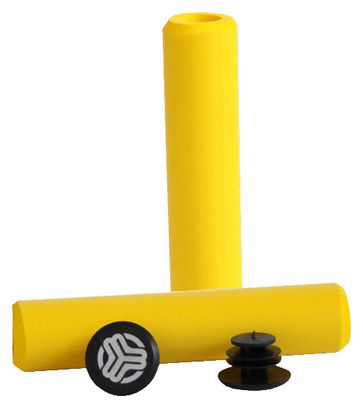 SB3 SILICONE Grips Yellow 30mm