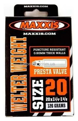 Maxxis Welter Weight 20'' Presta 48mm RVC inner tube