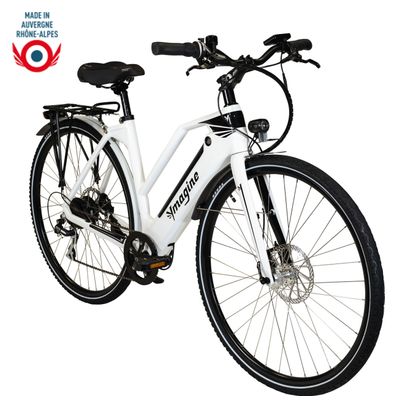Vélo électrique Vadrouilleur 21.1 - Full carbone - Autonomie 100Km - Blanc