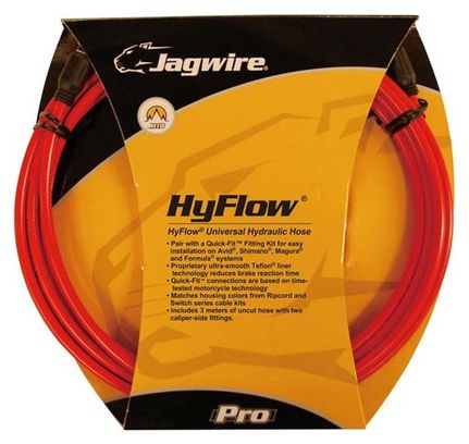 Jagwire Durite Hyflow Quick fit universelle Rouge