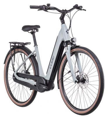 Bicicleta urbana eléctrica Cube Supreme Hybrid One 500 Easy Entry Shimano Nexus 7S 500 Wh 700 mm Lunar Grey 2022