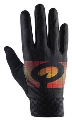 Prologo Faded Long Gloves Black / Orange
