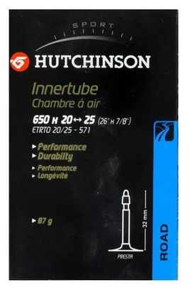 Hutchinson Standard 650 Presta 32mm Inner Tube