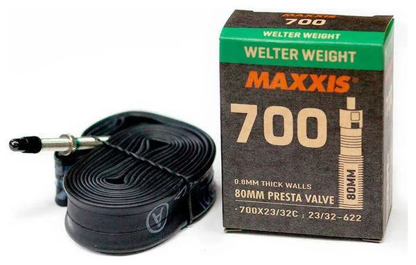 Cámara de aire <strong>Maxxis Welter Weight</strong> 700 mm Presta 80mm