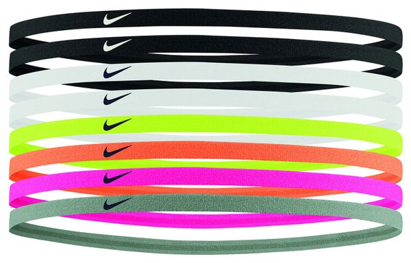 Nike Skinny Mini Headbands (8 Pieces) Multicolor