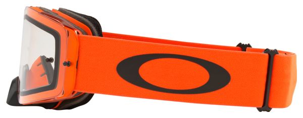 Masque Oakley Front Line MX Sangle Moto Orange Verres Clear / Réf : OO7087-78