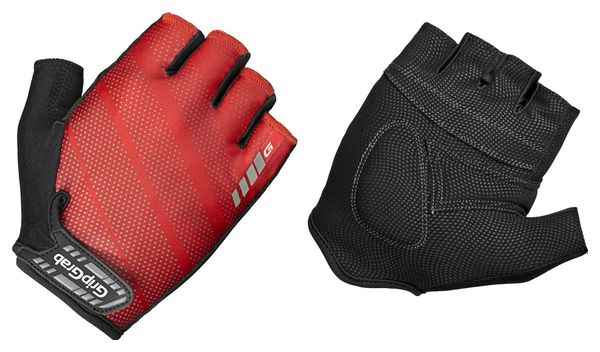 GripGrab Rouleur Short Gloves Red Black