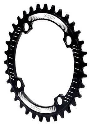 Plateau HOPE Retainer Narrow Wide Ring Noir