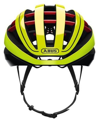 Abus Aventor Helmet Neon Yellow Red