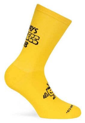 Chaussettes Pacific And Co Coffee Club Jaune
