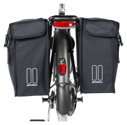 Basil Mara XXL double bicycle bag 47 liter black