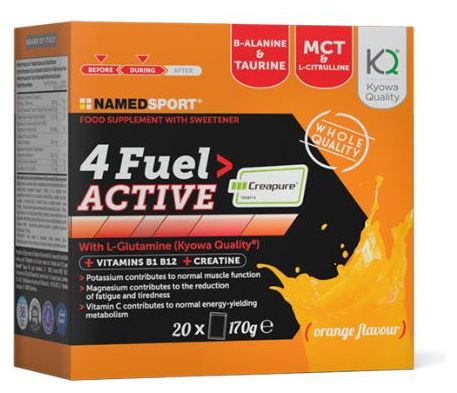 Boisson Energétique Named Sport 4Fuel Active Orange 20 Sachets