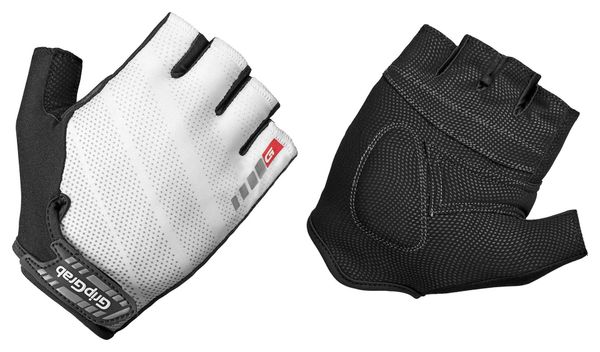 GripGrab Rouleur Short Gloves White Black