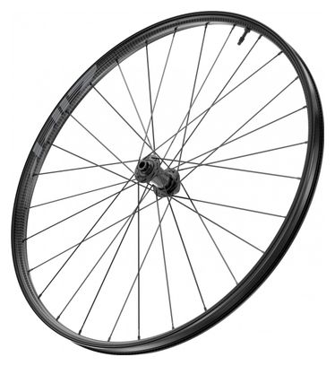 Zipp 101 XPLR Tubeless 700 Disc Front Wheel | 12x100mm | Centerlock | Black and gray