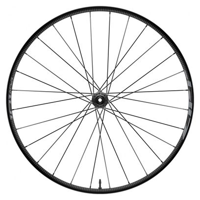Zipp 101 XPLR Tubeless 700 Disc Front Wheel | 12x100mm | Centerlock | Black and gray