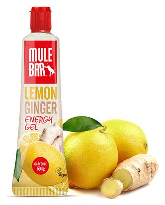 MuleBar Vegan Gel Lemon Guarana Ginger 37 g