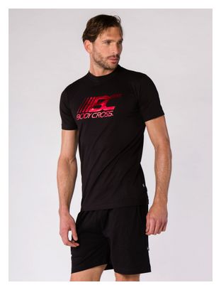 T-shirt Training BodyCross Bruno2 Noir/rouge