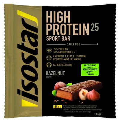 ISOSTAR 3 Bars High Protein 25 3x35gr (Hazel)