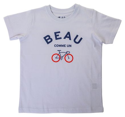 T-Shirt Manches Courtes Rubb'r Beau Blanc Enfant