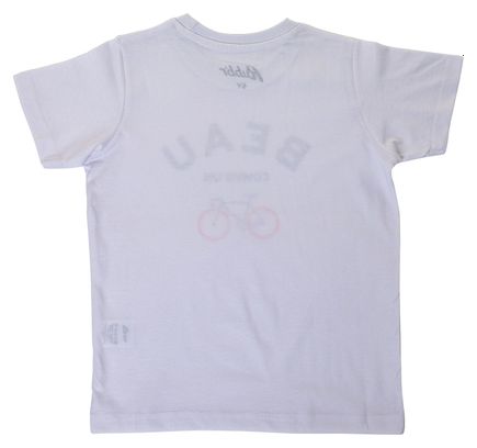 T-Shirt Manches Courtes Rubb'r Beau Blanc Enfant