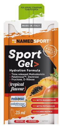 NamedSport Sport Gel Gel 25ml Tropical