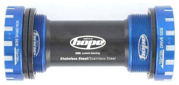 Hope Bottom external bearings Stainless Steel Blue 68/73 mm
