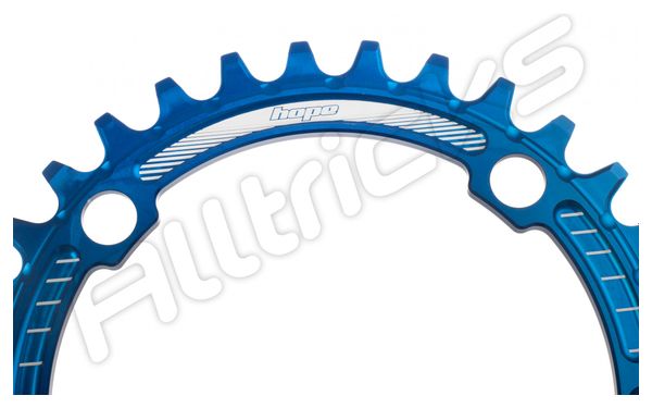 Hope Retainer 104 BCD Narrow Wide Chainring for Shimano 12S Drivetrains Blue
