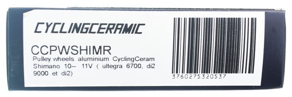 CyclingCeramic Jockey Wheels Shimano 10/11s Red