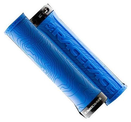 RACE FACE Pair of grips HALF NELSON Blue